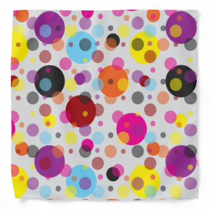 Colourful Polka Dots Bandana