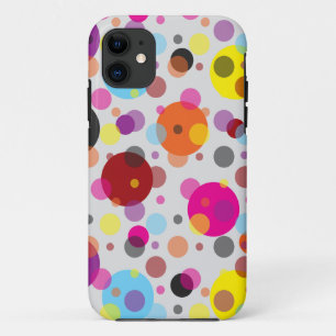 Colourful Polka Dots iPhone 11 Case