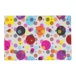 Colourful Polka Dots Placemat