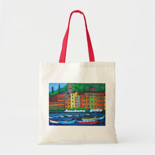 Colourful Portofino, Italy by Lisa Lorenz Tote Bag (Front)
