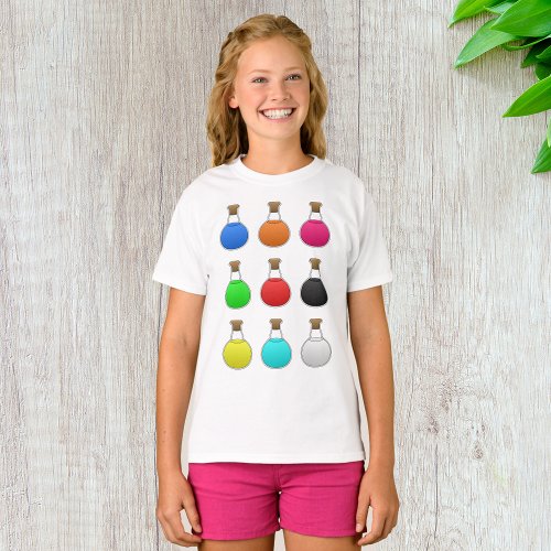Colourful Potions Girls T_Shirt