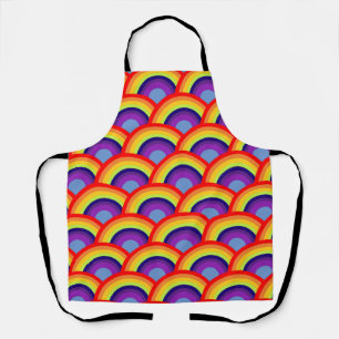 Colourful Rainbow design Apron