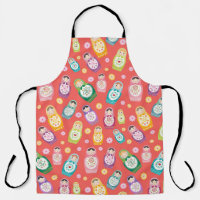 Colourful Russian Doll Apron