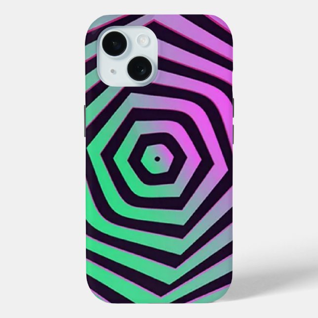 Colourful Spiral Design  Case-Mate iPhone Case (Back)