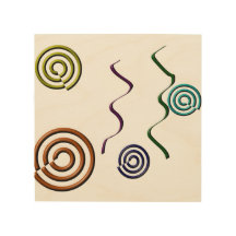 Colourful Spirals And Swirls