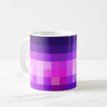Colourful Square Mosaic Purple/Magenta/Navy