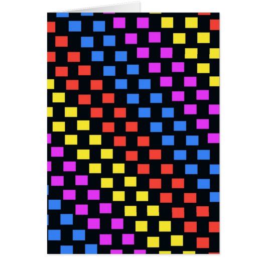 Colourful Squares Cards (Front)