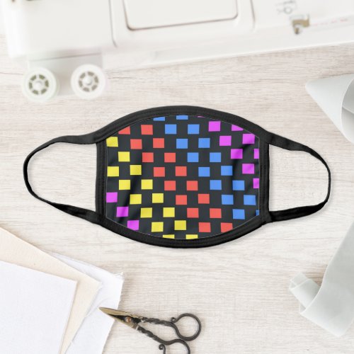 Colourful Squares Face Mask