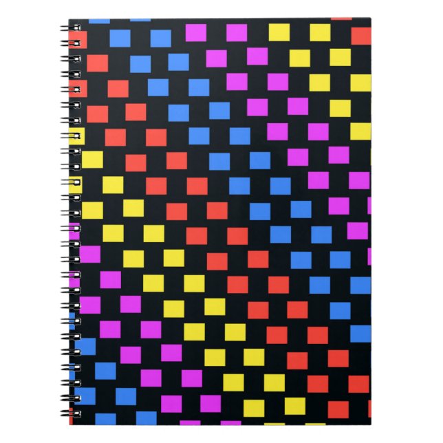 Colourful Squares Notebook (Front)