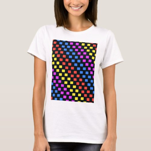 Colourful Squares T_Shirt