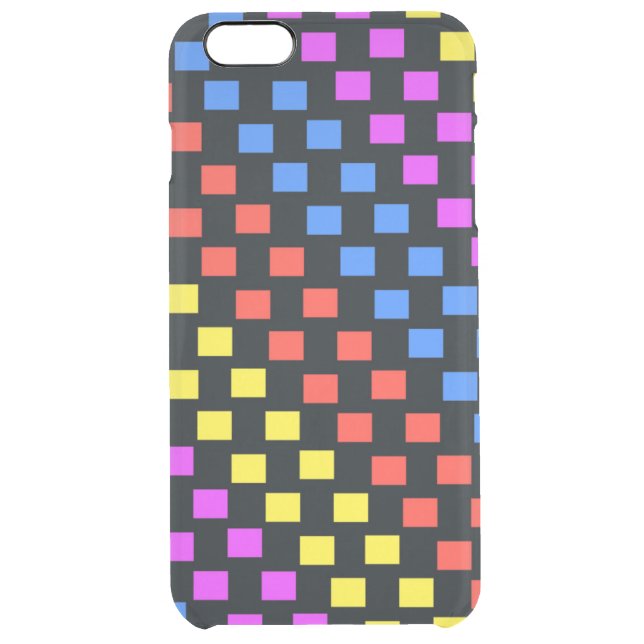 Colourful Squares Uncommon iPhone Case (Back)