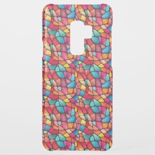 Colourful Stained Glass Pattern background Uncommon Samsung Galaxy S9 Plus Case