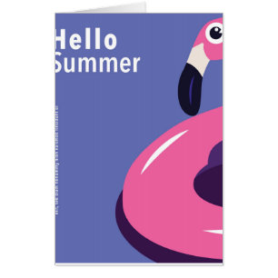 Colourful summer card