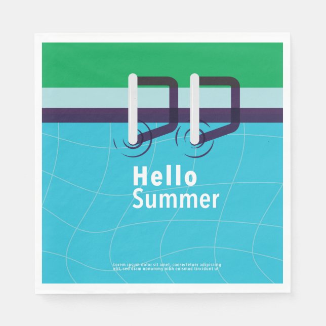 Colourful summer napkins (Front)
