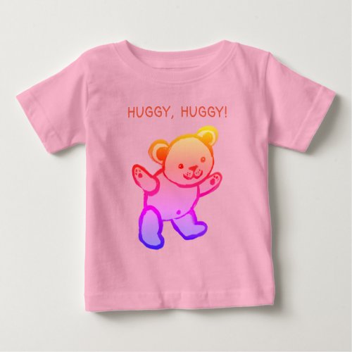 Colourful teddy bear HUGGY HUGGY T_Shirt