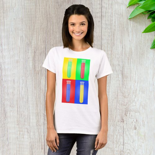 Colourful Test Tubes T_Shirt