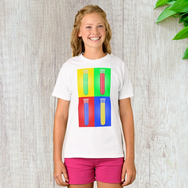 Colourful Test Tubes T-Shirt (Creator Uploaded)