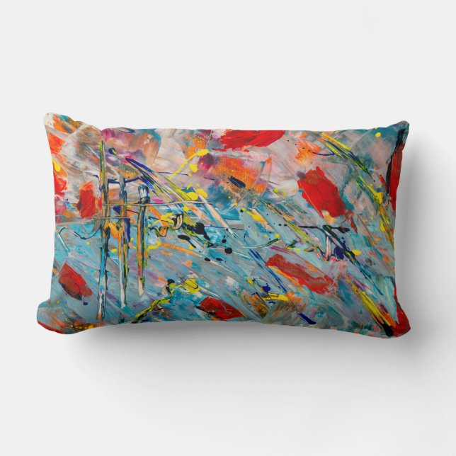 Colourful Throw Pillow (Front)