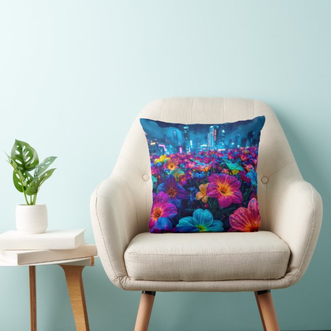 Colourful Throw Pillow (Chair)