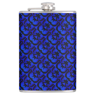Colourful tie dye flask