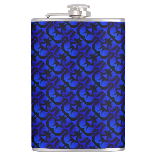 Colourful tie dye flask (Front)