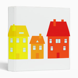 Colourful Town Binder