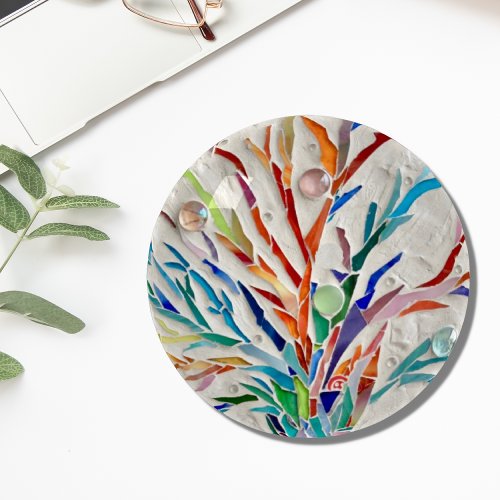 Colourful Tree Paperweight
