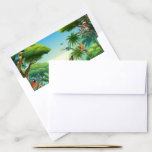 Colourful Tropical Birds among Vibrant, Lush Plant Envelope Liner