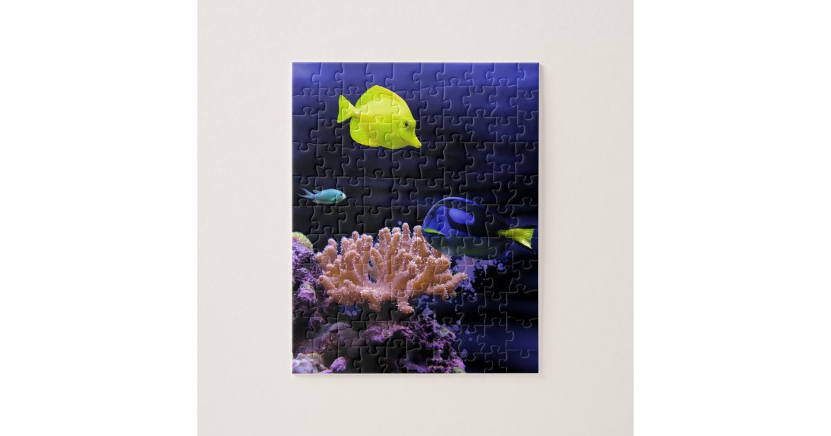 Colourful Tropical Fish Jigsaw Puzzle Zazzle