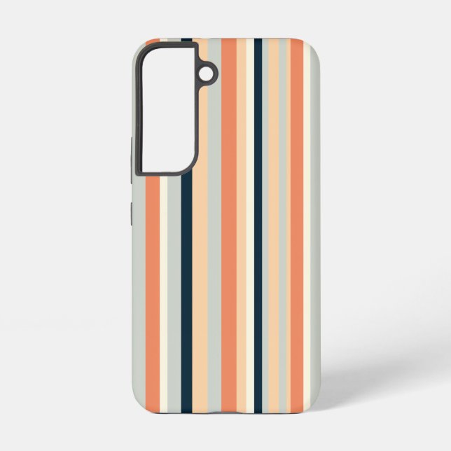 Colourful Vertical Stripe Patterned Samsung Galaxy Case (Back)