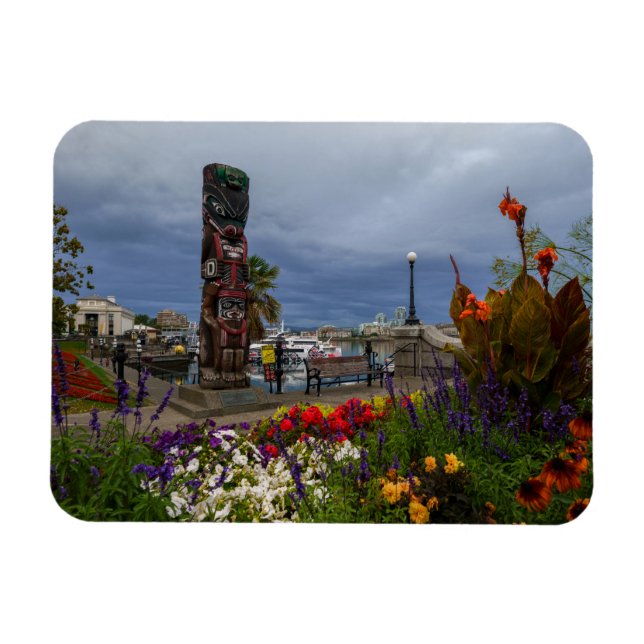 Colourful Victoria Harbour  Magnet (Horizontal)
