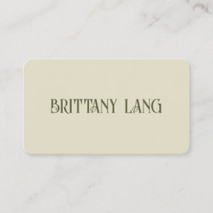 Colourful Vintage Place Card