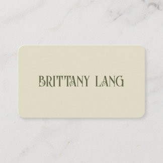 Colourful Vintage Place Card