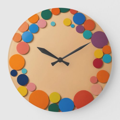 Colourful wall clock in new trending design