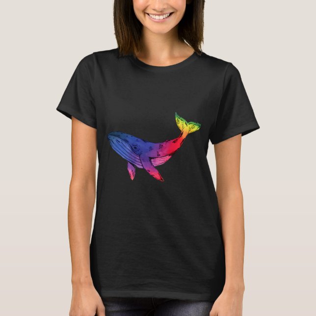 Colourful Whale T-Shirt (Front)