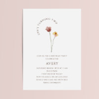 Colourful Wildflower Second Birthday Party