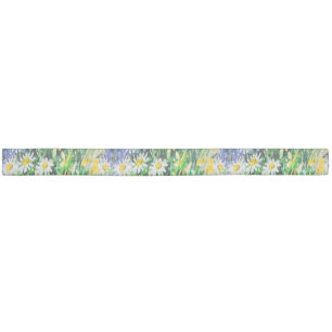 Colourful wildflowers elastic hair tie
