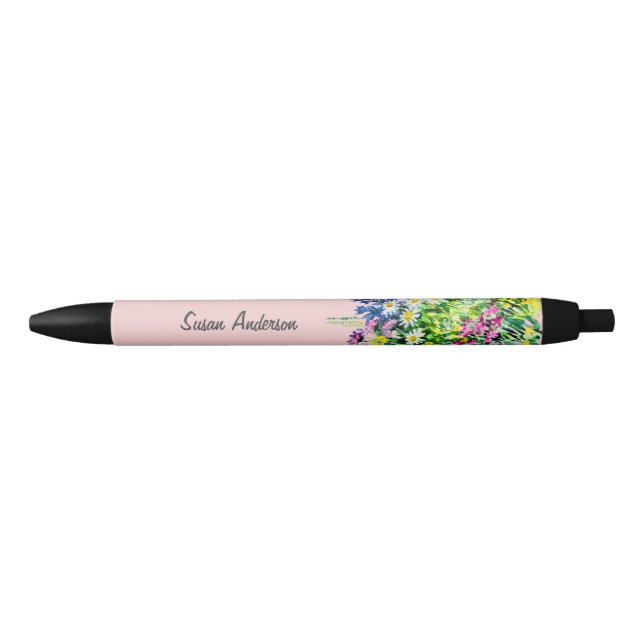 Colourful wildflowers pencil pen (Front)