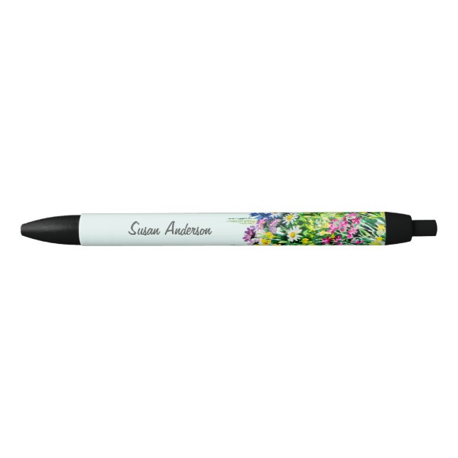Colourful wildflowers pencil pen (Front)