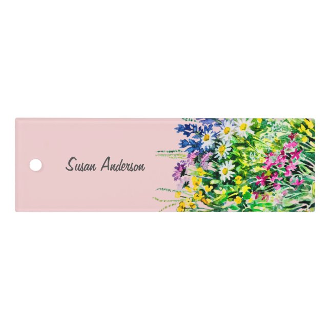 Colourful wildflowers ruler (Front)