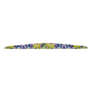 Colourful wildflowers tie headband