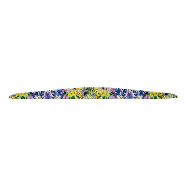 Colourful wildflowers tie headband (Front)