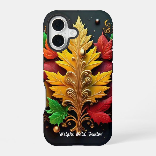 "Colourful Winter Charm" Iphone Case (Back)