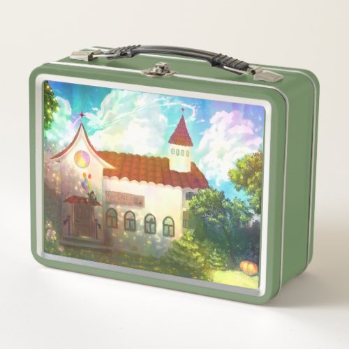 Colourful Wonderful Lunchbox with digital art