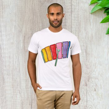Colourful Xylophone Instrument T-shirt by spudcreative at Zazzle