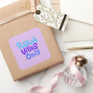 COLOURFULL GIFT MOM SISTER BOSS TEACHER FRIEND SQUARE STICKER