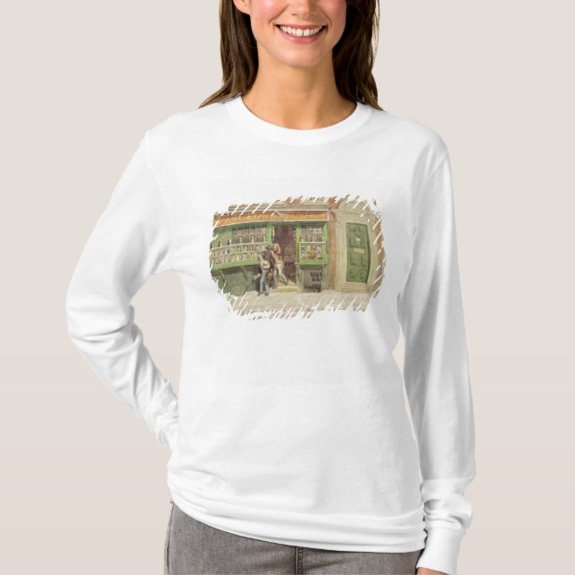 Colourman's Shop, St Martin's Lane, 1829 T-Shirt (Front)