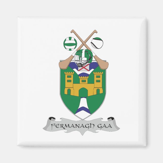 Colours for the GAA Team for County Fermanagh Magnet (Front)