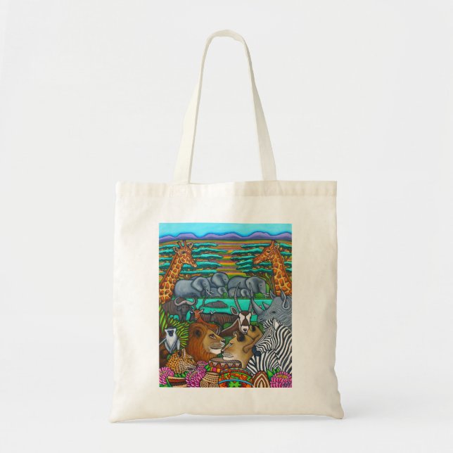 Colours of Africa Budget Tote Bag (Front)