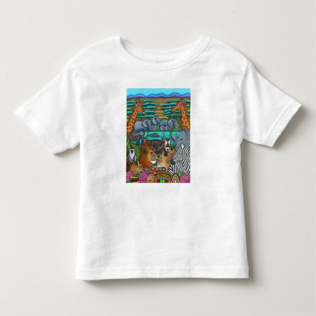 Colours of Africa Toddler T-shirt (Front)